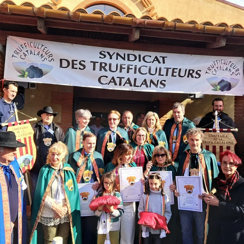 Intronisations de personnalités et d’adhérents de la Confrérie de la Truffe Noire du Canigó